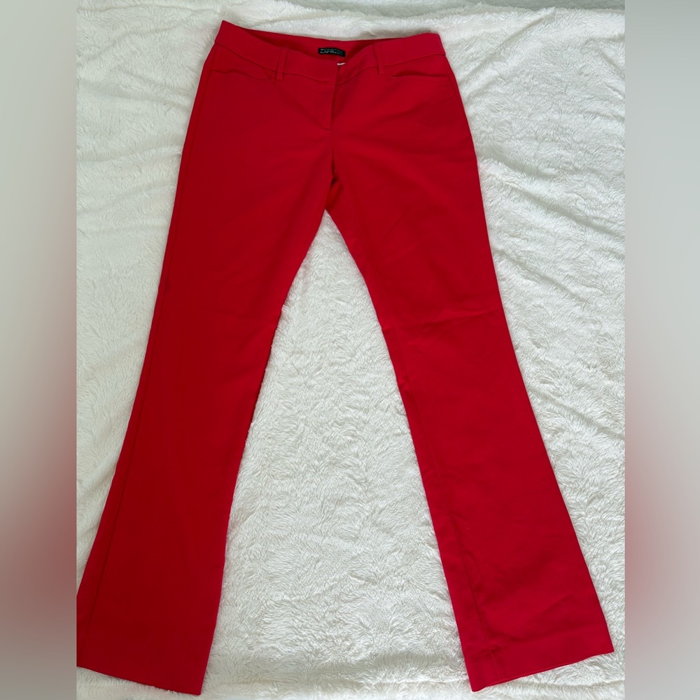 Express Vibrant Red Pants